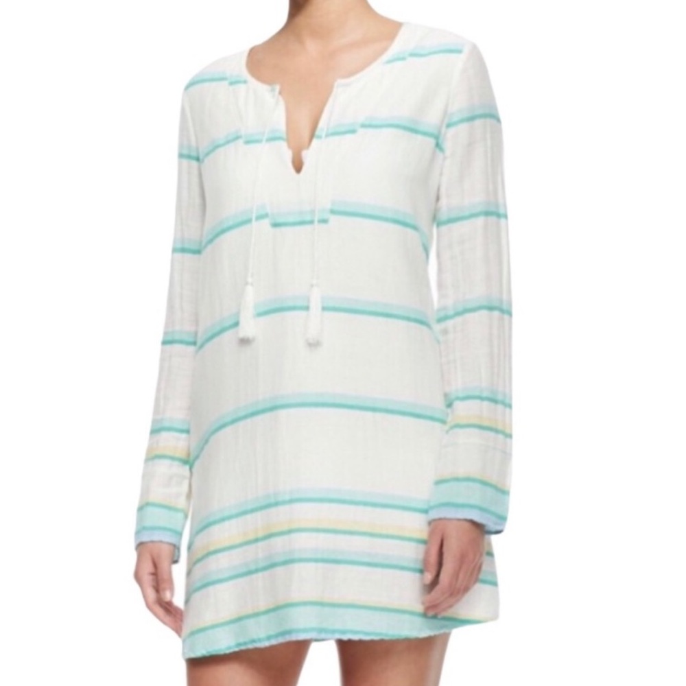Joie Dacy Striped Tassel Lined Tunic